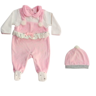 Φορμάκι Βελουτέ  & Σκουφάκι/Pom Pom