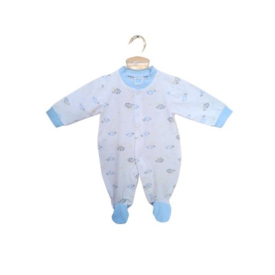 Φορμάκι εποχιακό με σαλιάρα/Ελεφαντάκι Λευκό Γαλάζιο