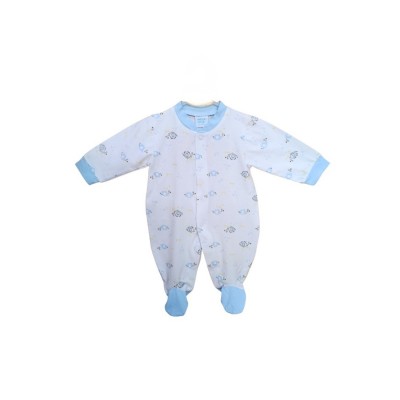 Φορμάκι εποχιακό με σαλιάρα/Ελεφαντάκι Λευκό Γαλάζιο