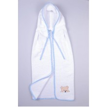 ΚΑΠΑ bebe SLEEPING BEARS CUB 11 75X85 ΛΕΥΚΟ/ΣΙΕΛ Cotton 100%