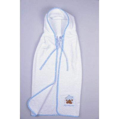 ΚΑΠΑ bebe ΑΣΤΕΡΙ 127 75X85 ΛΕΥΚΟ/ΣΙΕΛ Cotton 100%
