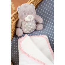 ΣΕΛΤΕΔΑΚΙ ΑΔΙΑΒΡΟΧΟ bebe 33 67Χ90 ΛΕΥΚΟ/ΡΟΖ Cotton 100%