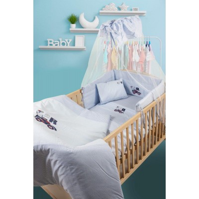 ΚΟΥΝΟΥΠΙΕΡΑ bebe CAR 29 160X490 ΣΙΕΛ Cotton 100%