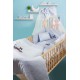ΚΟΥΝΟΥΠΙΕΡΑ bebe CAR 29 160X490 ΣΙΕΛ Cotton 100%