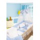 ΚΟΥΝΟΥΠΙΕΡΑ bebe ΑΕΡΟΣΤΑΤΟ 03 160X490 ΛΕΥΚΟ/ΣΙΕΛ Cotton 100%