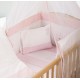 ΠΑΝΤΑ bebe PRINCESS 33 0,40X1,92 ΛΕΥΚΟ/ΡΟΖ Cotton 100%