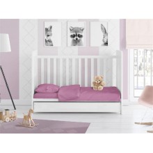 ΠΑΠΛΩΜΑ bebe Solid 492 120X160 Lila Cotton 100%