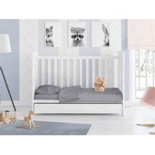 ΣΕΝΤΟΝΙΑ ΣΕΤ 3 τεμ bebe Solid 495 120X160 Dark grey Cotton 100%