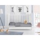 ΣΕΝΤΟΝΙΑ ΣΕΤ 3 τεμ bebe Solid 495 120X160 Dark grey Cotton 100%