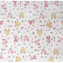 ΣΕΝΤΟΝΑΚΙ ΛΙΚΝΟΥ bebe Elephant 172 80X110 Pink Cotton 100%