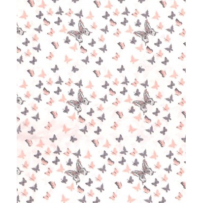 ΣΕΝΤΟΝΑΚΙ ΛΙΚΝΟΥ bebe Butterfly 61 80X110 Coral Cotton 100%