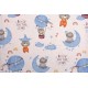 ΣΕΝΤΟΝΑΚΙ ΛΙΚΝΟΥ bebe Reach the stars 191 80Χ110 Sky blue Cotton 100%