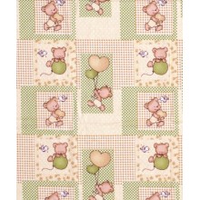 ΣΕΝΤΟΝΑΚΙ ΛΙΚΝΟΥ bebe Baloon 76 80Χ110 Beige Flannel cotton 100%