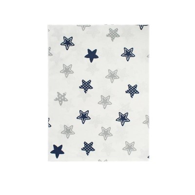ΠΑΝΑ ΧΑΣΕΣ bebe Star 102 80Χ80 Blue Cotton 100%