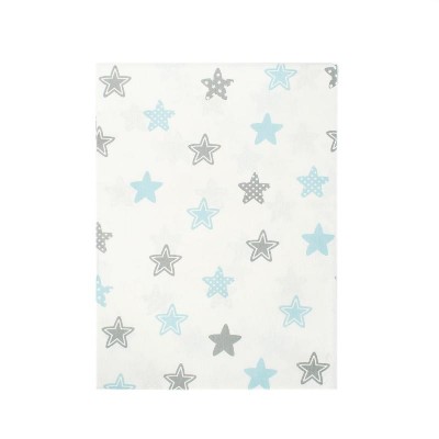 ΠΑΝΑ ΧΑΣΕΣ bebe Star 104 80Χ80 Sky blue Cotton 100%