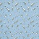 ΠΑΝΑ ΦΑΝΕΛΑ bebe Birds 14 80Χ80 Sky blue Flannel cotton 100%
