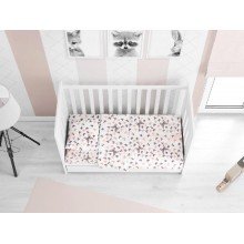 ΣΕΝΤΟΝΙΑ ΕΜΠΡΙΜΕ ΣΕΤ 3 τεμ bebe Butterfly 61 120X160 Coral Cotton 100%