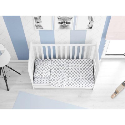 ΣΕΝΤΟΝΙΑ ΕΜΠΡΙΜΕ ΣΕΤ 3 τεμ bebe Windows 136 120X160 White Cotton 100%