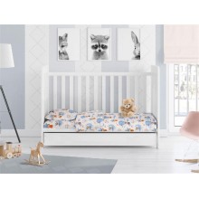 ΣΕΝΤΟΝΙΑ ΕΜΠΡΙΜΕ ΣΕΤ 3 τεμ bebe Reach the stars 191 120X160 Sky blue Cotton 100%