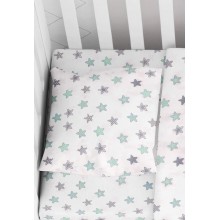 ΜΑΞΙΛΑΡΟΘΗΚΗ ΕΜΠΡΙΜΕ bebe Star 101 35X45 Green Cotton 100%