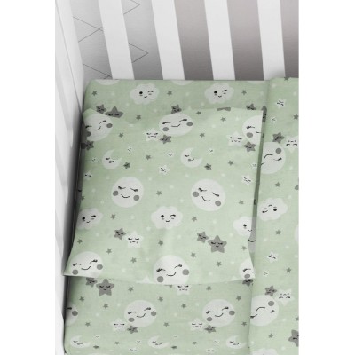 ΜΑΞΙΛΑΡΟΘΗΚΗ ΕΜΠΡΙΜΕ bebe Smile 80 35X45 Green Cotton 100%