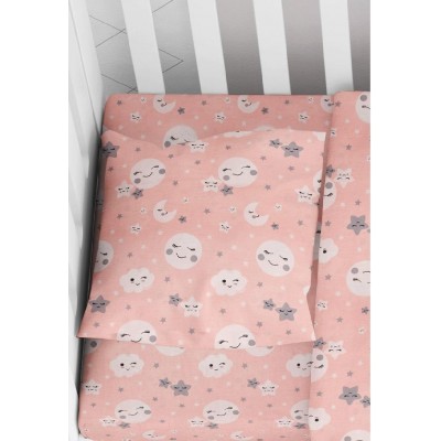 ΜΑΞΙΛΑΡΟΘΗΚΗ ΕΜΠΡΙΜΕ bebe Smile 82 35X45 Coral Cotton 100%