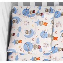 ΜΑΞΙΛΑΡΟΘΗΚΗ ΕΜΠΡΙΜΕ bebe Reach the stars 191 35X45 Sky blue Cotton 100%