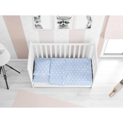 ΠΑΠΛΩΜΑ ΕΜΠΡΙΜΕ bebe Star 33 120X160 ΣΙΕΛ Cotton 100%