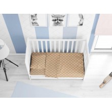 ΠΑΠΛΩΜΑ ΕΜΠΡΙΜΕ bebe Windows 150 120X160 Beige Cotton 100%