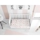 ΚΑΤΩΣΕΝΤΟΝΟ ΜΕ ΛΑΣΤΙΧΟ bebe Elephant 172 0,70X1,40X0,15 Pink Cotton 100%