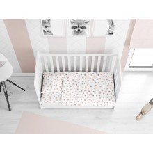 ΚΑΤΩΣΕΝΤΟΝΟ ΜΕ ΛΑΣΤΙΧΟ bebe Star 103 0,70X1,40X0,15 Grey Cotton 100%