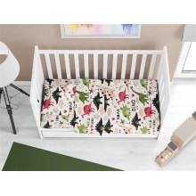 ΠΑΠΛΩΜΑ ΕΜΠΡΙΜΕ bebe Dinosaur 518 120X160 Multi-Colour 100% Cotton