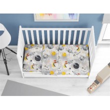 ΠΑΠΛΩΜΑ ΕΜΠΡΙΜΕ bebe Spaceship 187 120X160 Grey Cotton 100%