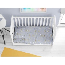 ΠΑΠΛΩΜΑ ΕΜΠΡΙΜΕ bebe Sweet Dreams 552 120X160 Grey 100% Cotton