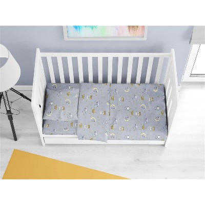 ΠΑΠΛΩΜΑ ΕΜΠΡΙΜΕ bebe Sweet Dreams 552 120X160 Grey 100% Cotton
