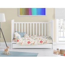 Πάπλωμα Εμπριμέ bebe Spaceship 186 120X160 Beige 100% Cotton