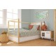 Πάπλωμα Εμπριμέ bebe Fox 528 120X160 Pale Cyan 100% Cotton