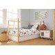 Πάπλωμα Εμπριμέ bebe Dinosaur 519 120X160 White-Blue 100% Cotton