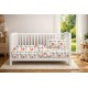 Πάπλωμα Εμπριμέ bebe Dinosaur 520 120x160 White-Orange 100% Cotton