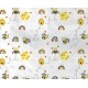 ΠΑΝΑ ΧΑΣΕ bebe Honey Bee 545 80X80 White-Yellow 100% Cotton