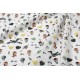 Πάνα Χασέ bebe Minecraft 566 80X80 White-Grey 100% Cotton
