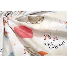 Πάνα Χασέ bebe Spaceship 186 80X80 Beige 100% Cotton