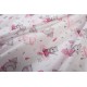 Πάνα Χασέ bebe Cloudy Bear 582 80X80 White-Pink 100% Cotton