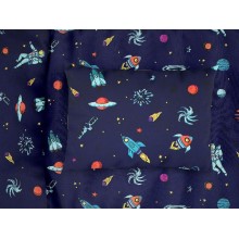 ΜΑΞΙΛΑΡΟΘΗΚΗ ΕΜΠΡΙΜΕ bebe Space 189 35X45 Blue Cotton 100%
