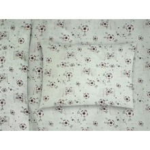 ΜΑΞΙΛΑΡΟΘΗΚΗ ΕΜΠΡΙΜΕ bebe Football 522 35X45 Mint 100% Cotton