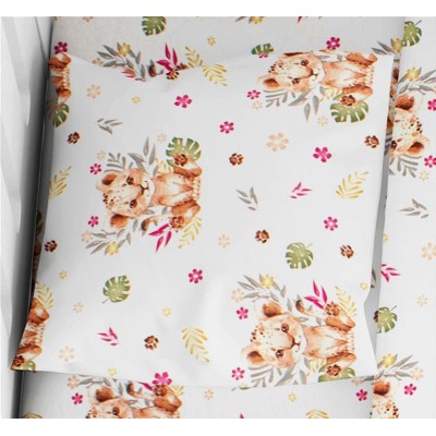 ΜΑΞΙΛΑΡΟΘΗΚΗ ΕΜΠΡΙΜΕ bebe Lion Cub 530 35X45 Beige 100% Cotton