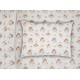ΜΑΞΙΛΑΡΟΘΗΚΗ ΕΜΠΡΙΜΕ bebe Unicorn 209 35X45 White-Salmon Cotton 100%