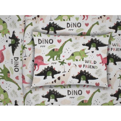 ΜΑΞΙΛΑΡΟΘΗΚΗ ΕΜΠΡΙΜΕ bebe Dinosaur 518 35X45 Multi-Colour 100% Cotton
