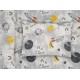 ΜΑΞΙΛΑΡΟΘΗΚΗ ΕΜΠΡΙΜΕ bebe Spaceship 187 35X45 Grey Cotton 100%