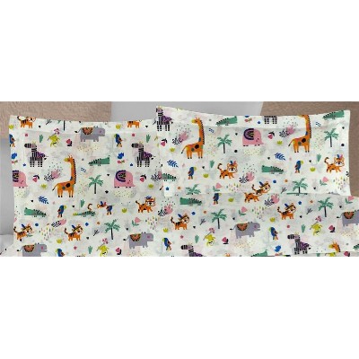 ΜΑΞΙΛΑΡΟΘΗΚΗ ΕΜΠΡΙΜΕ bebe Zoo 556 35X45 White-Multi 100% Cotton